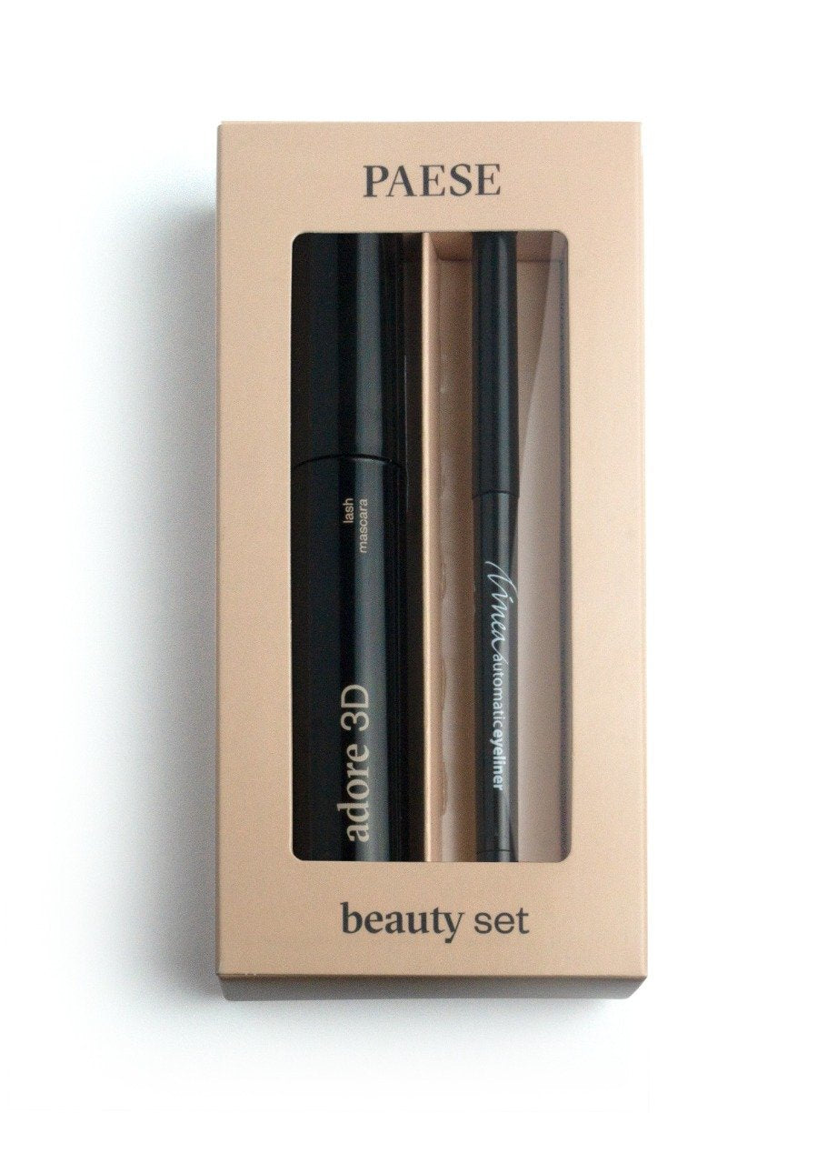 Beauty Set 01 - Coffret beauté « CLASSY » Mascara Adore 3D et Eye-liner Linéa Noir Paese