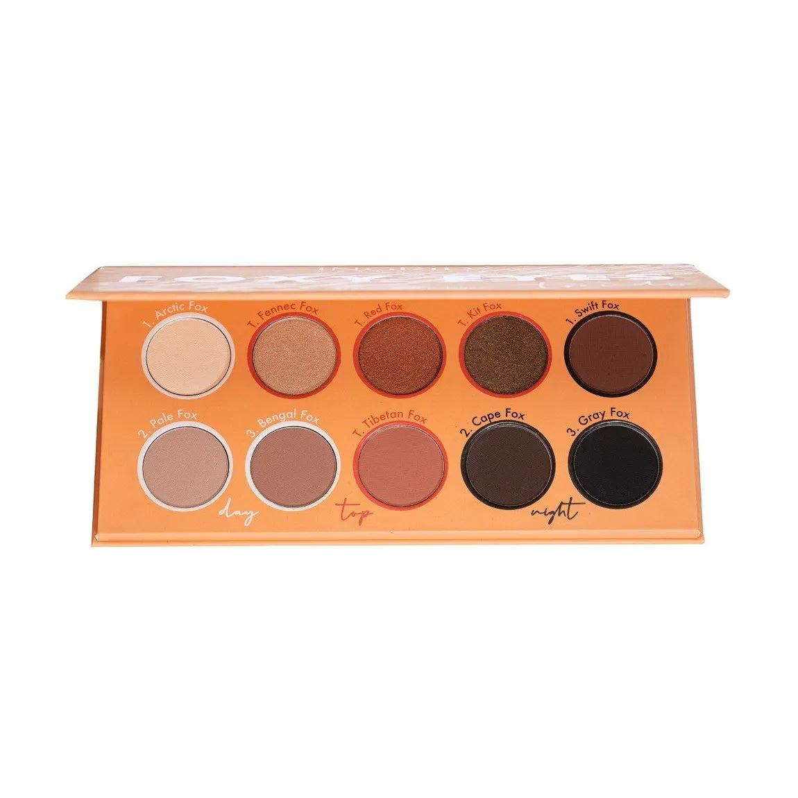 Palette d’ombres à paupières VEGAN FOXY EYES