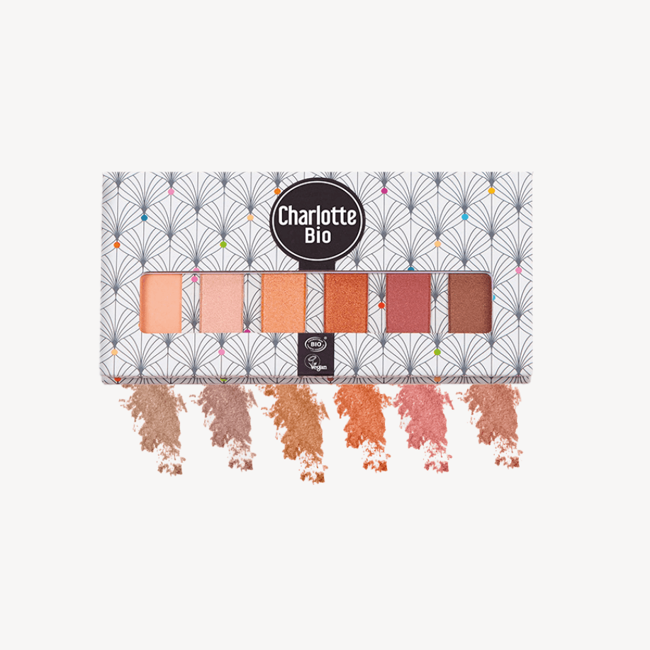 La palette de 6 fards à paupières BIO - Essentials